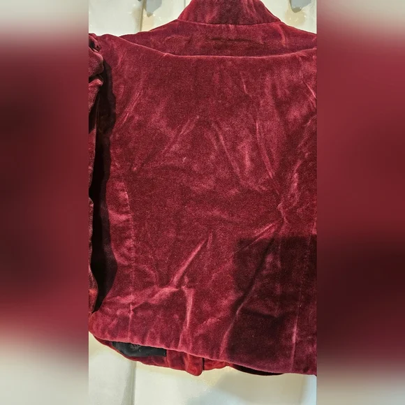 Wahmaker Victorian Velvet Bodice With Leg O' Mutton Sleeves. Size 10 - Picture 4 of 11